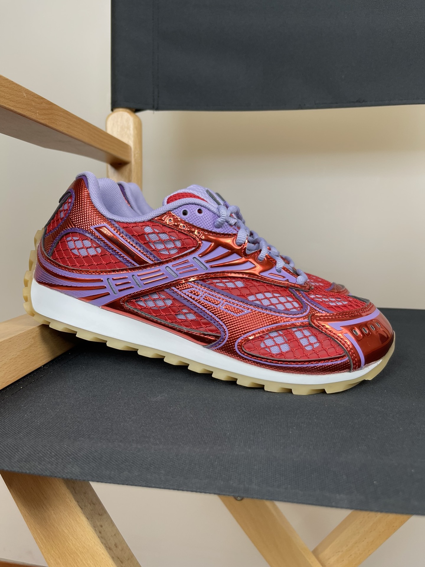 Bottega Veneta Orbit Sneaker Red